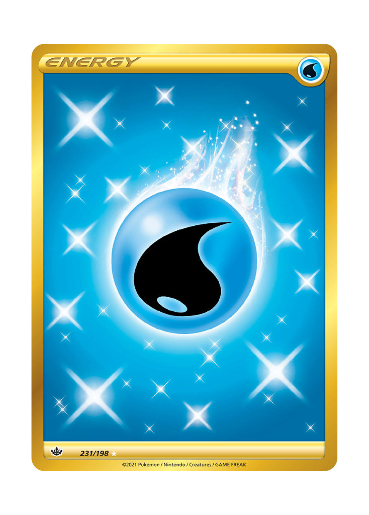 Chilling Reign: Water Energy Secret Rare - 231/198