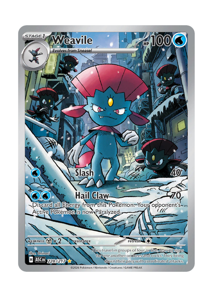 Ascended Heroes: Weavile Illustration Rare - 228/217