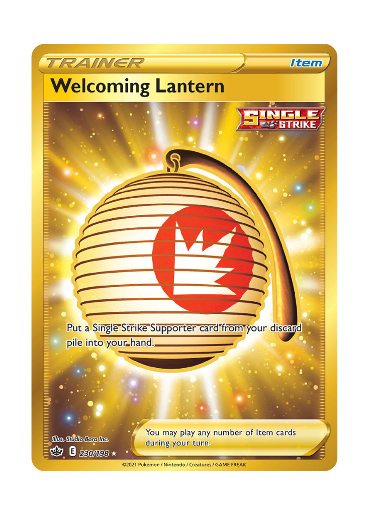 Chilling Reign: Welcoming Lantern Secret Rare - 230/198