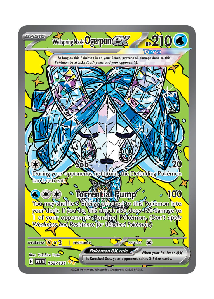 Prismatic Evolutions: Wellspring Mask Ogerpon ex Special Illustration Rare - 152/131