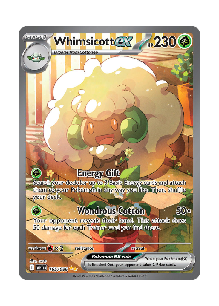 White Flare: Whimsicott ex Special Illustration Rare - 165/086