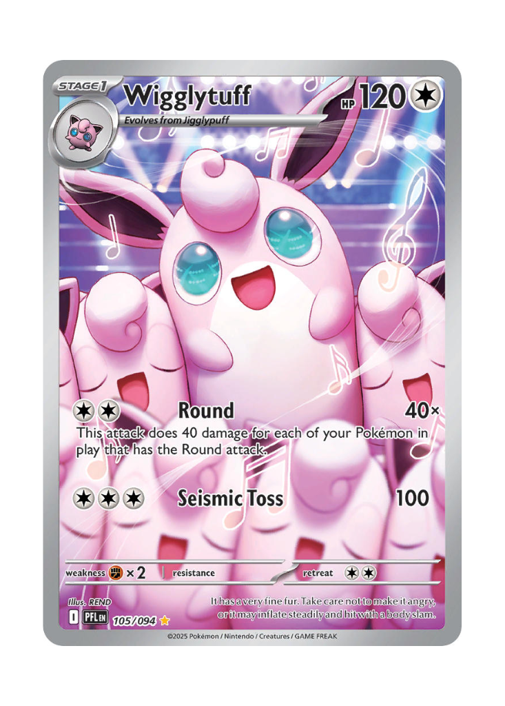 Phantasmal Flames: Wigglytuff Illustration Rare - 105/094