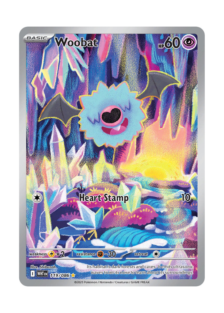 White Flare: Woobat Illustration Rare - 119/086