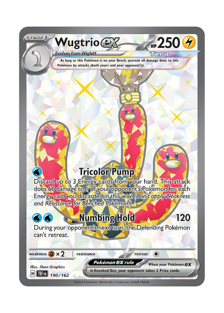 Temporal Forces: Wugtrio ex Full Art - 190/162