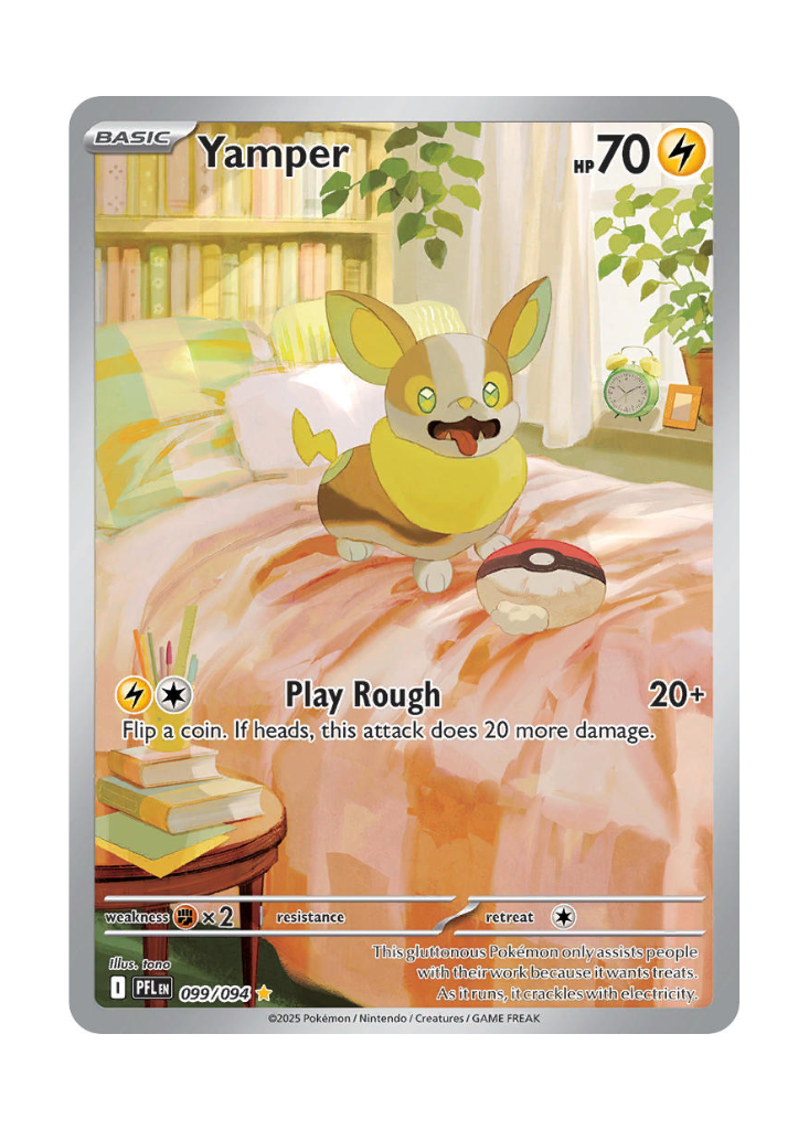 Phantasmal Flames: Yamper Illustration Rare - 099/094