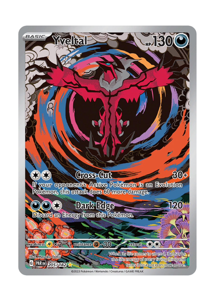 Paradox Rift: Yveltal Illustration Rare - 205/182
