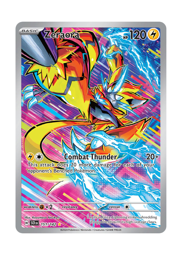 Stellar Crown: Zeraora Illustration Rare - 151/142