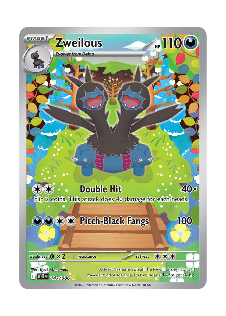 White Flare: Zweilous Illustration Rare - 147/086