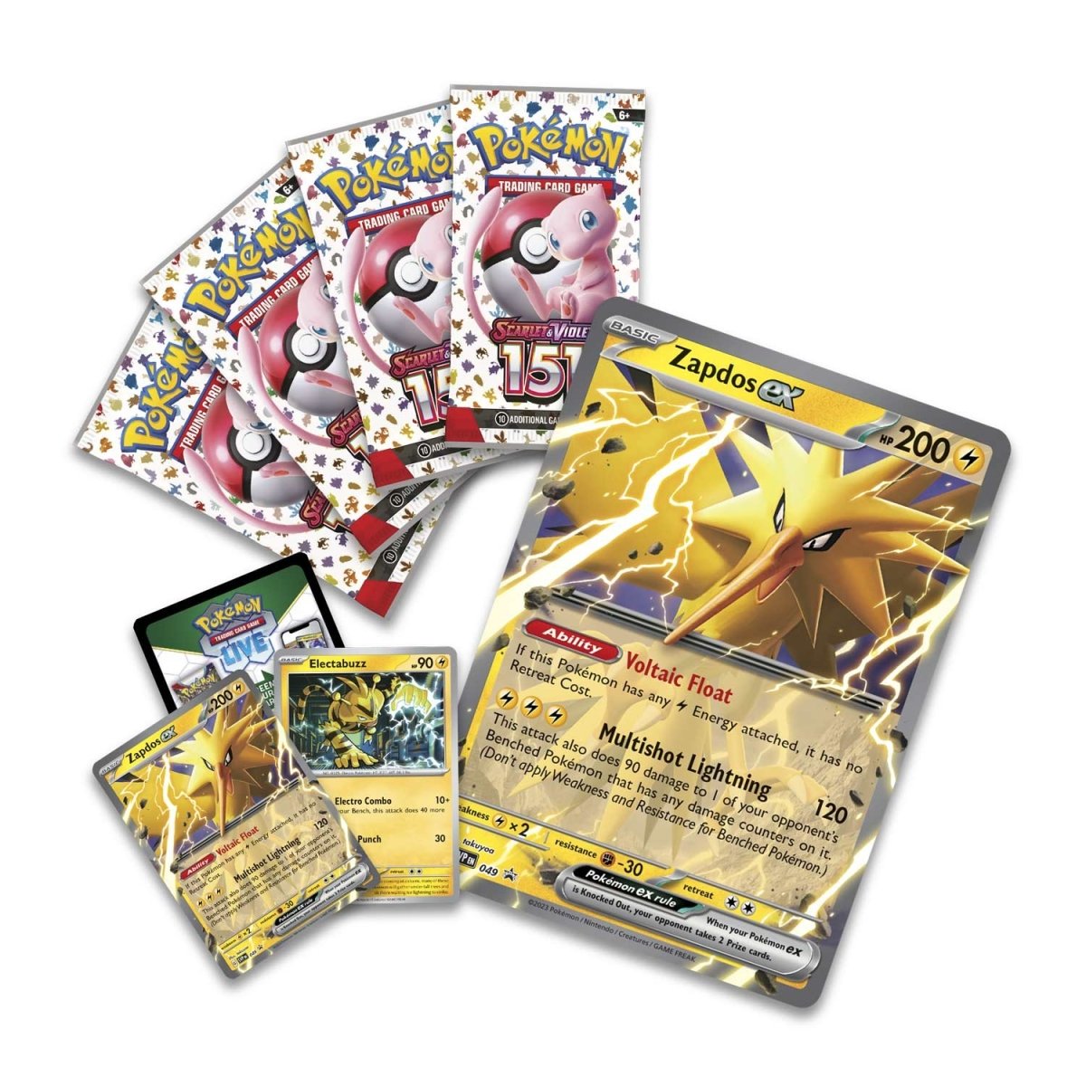 Scarlet & Violet 151 - Zapdos ex Collection