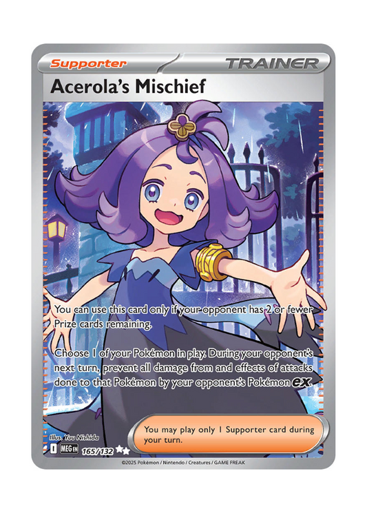 Mega Evolution: Acerola's Mischief Full Art - 165/132