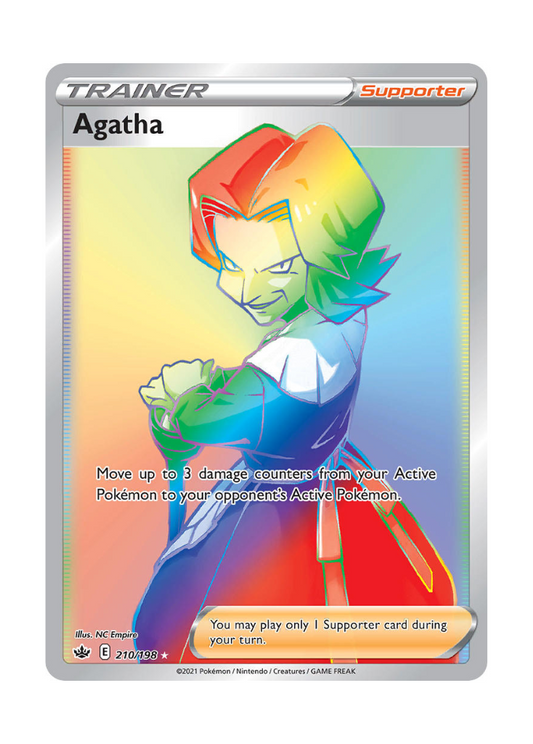 Chilling Reign: Agatha Rainbow Rare - 210/198