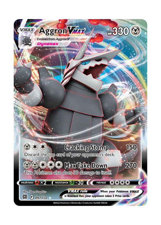 Brilliant Stars: Aggron VMAX Full Art - 097/172
