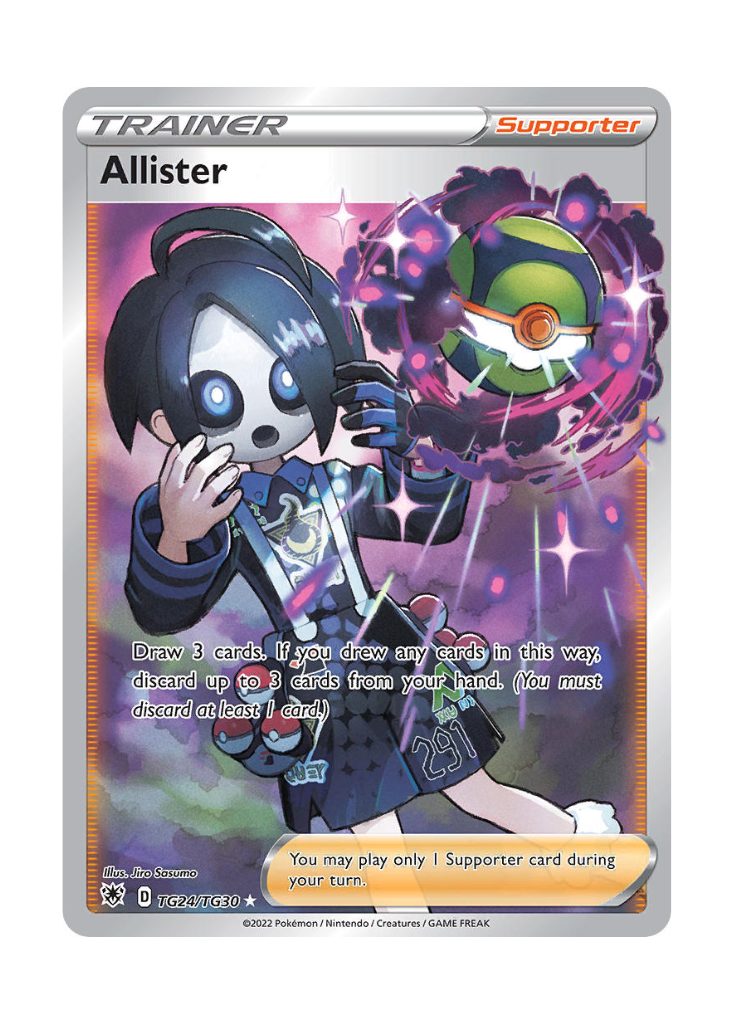 Astral Radiance: Allister Trainer Gallery - TG24/TG30