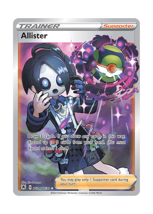 Astral Radiance: Allister Trainer Gallery - TG24/TG30