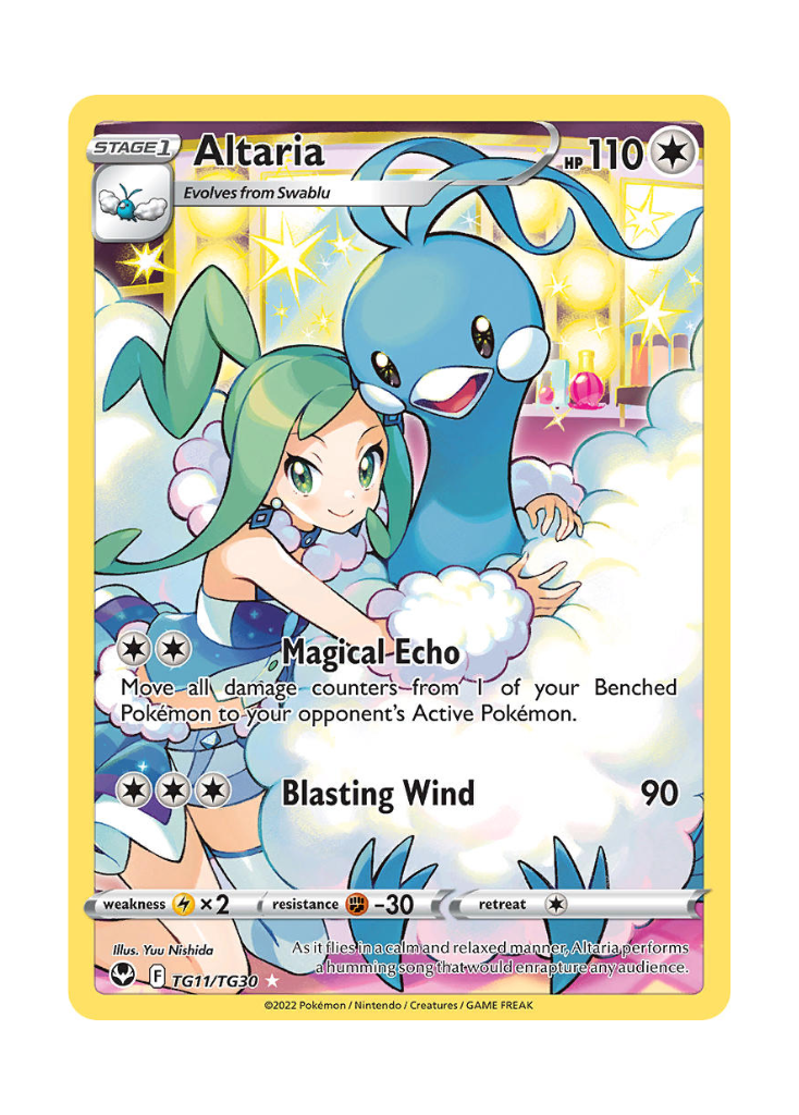 Silver Tempest: Altaria Trainer Gallery - TG11/TG30