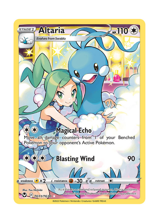 Silver Tempest: Altaria Trainer Gallery - TG11/TG30