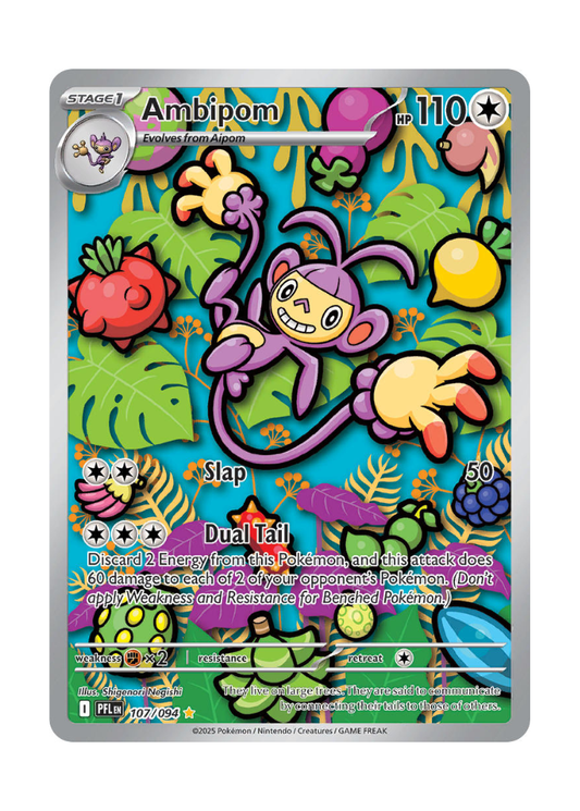 Phantasmal Flames: Ambipom Illustration Rare - 107/094