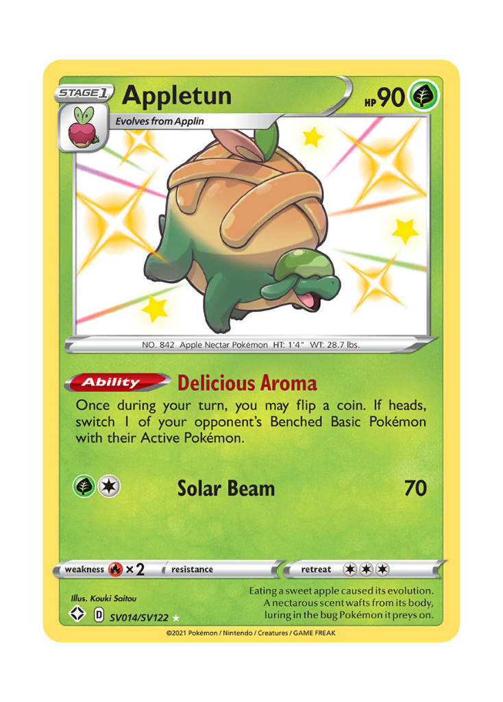 Shining Fates: Appletun Shiny Rare - SV014/SV122