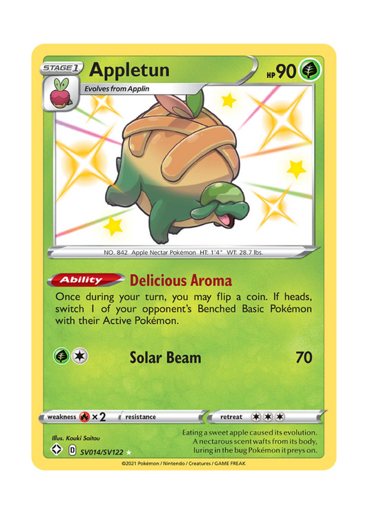 Shining Fates: Appletun Shiny Rare - SV014/SV122