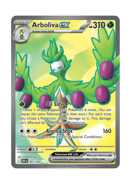 Destined Rivals: Arboliva ex Full Art - 207/182
