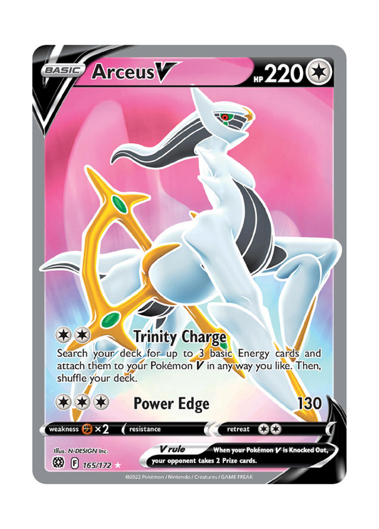 Brilliant Stars: Arceus V Full Art - 165/172