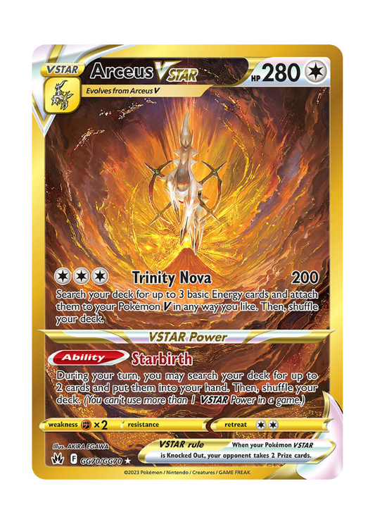 Crown Zenith: Arceus VSTAR Galarian Gallery - GG70/GG70