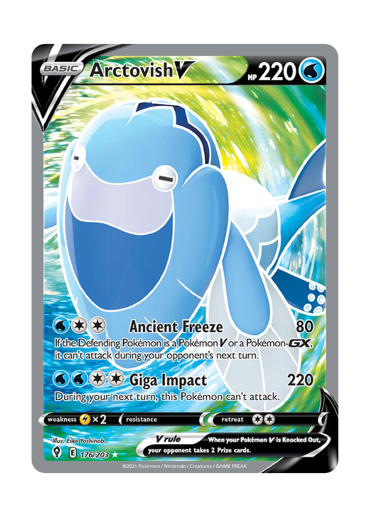 Evolving Skies: Arctovish V Full Art - 176/203