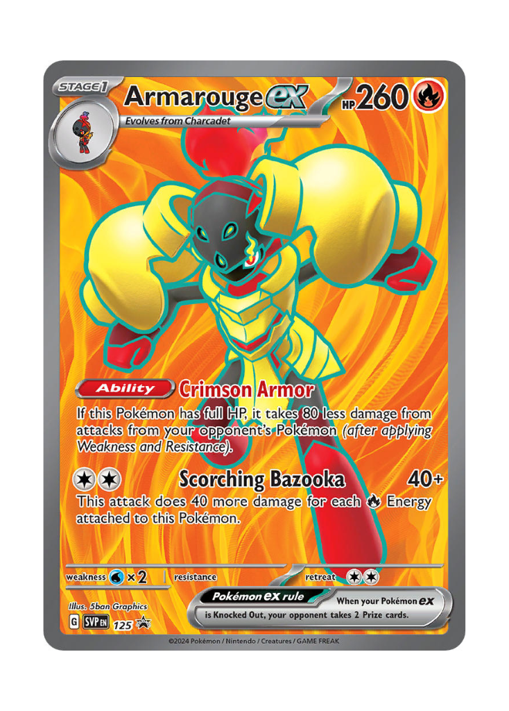 Scarlet & Violet Promos: Armarouge ex - 125