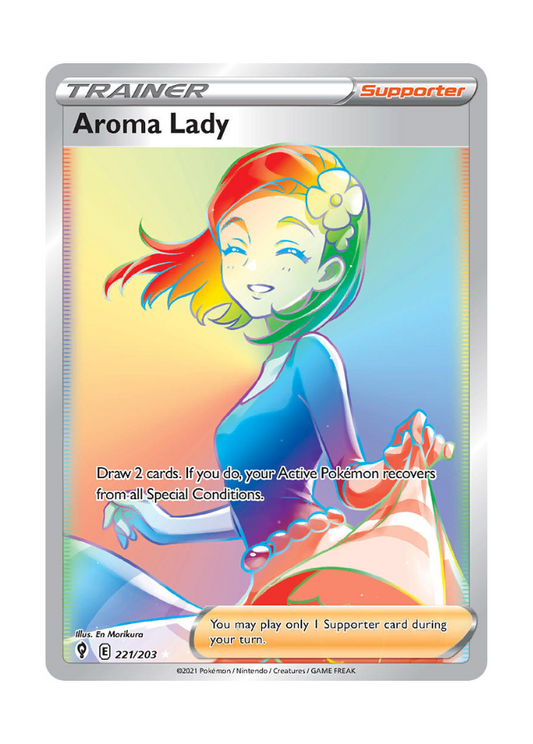 Evolving Skies: Aroma Lady Rainbow Rare - 221/203