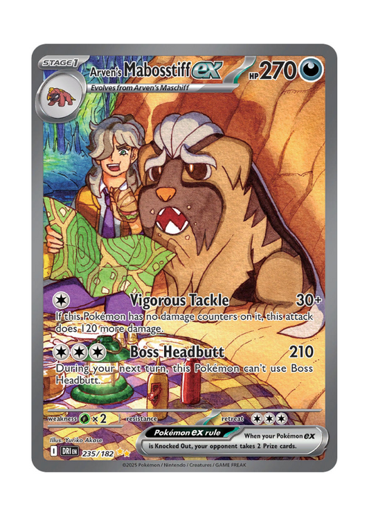 Destined Rivals: Arven's Mabosstiff ex Special Illustration Rare - 235/182