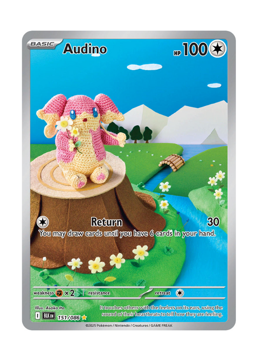 Black Bolt: Audino Illustration Rare - 151/086