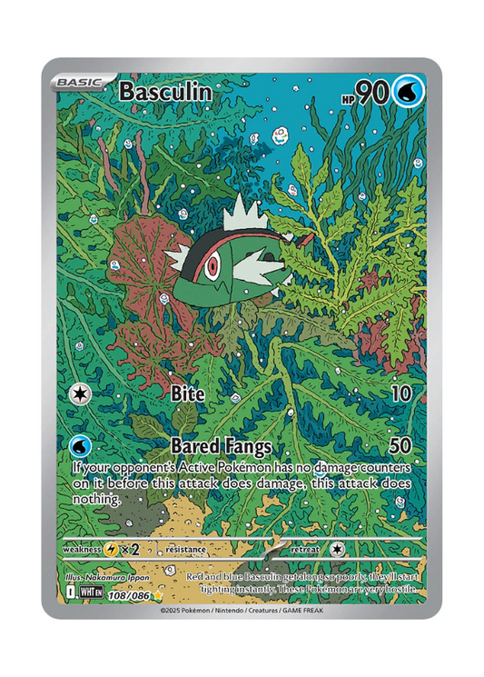 White Flare: Basculin Illustration Rare - 108/086