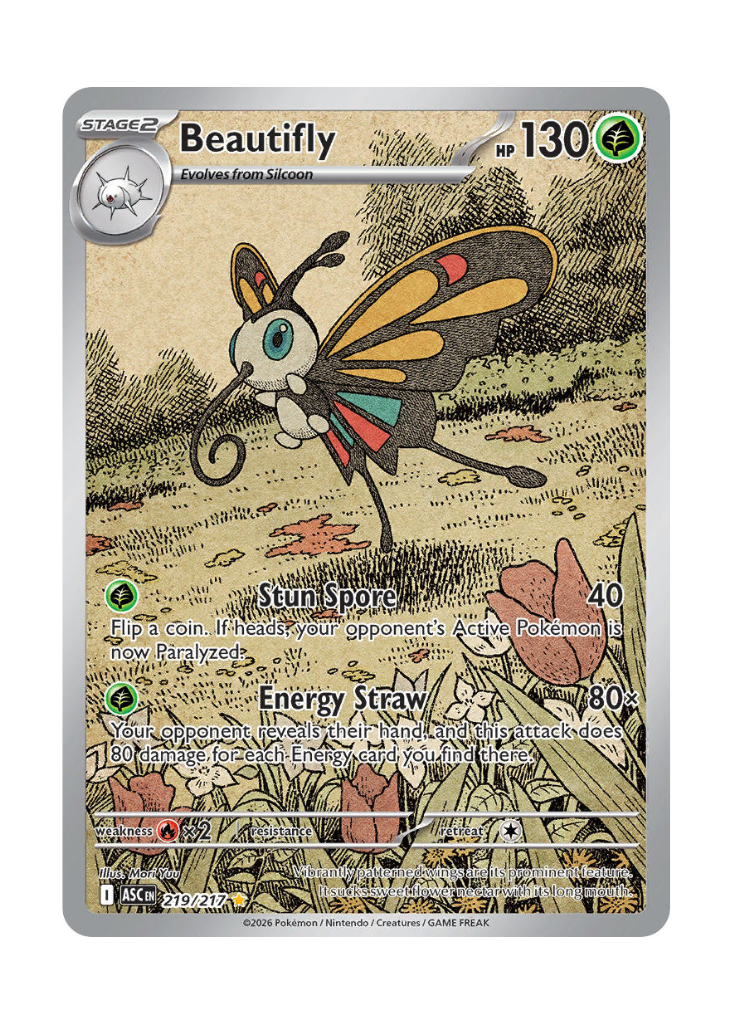 Ascended Heroes: Beautifly Illustration Rare - 219/217