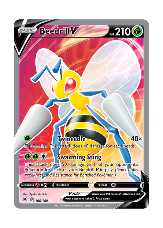 Astral Radiance: Beedrill V Full Art - 160/189