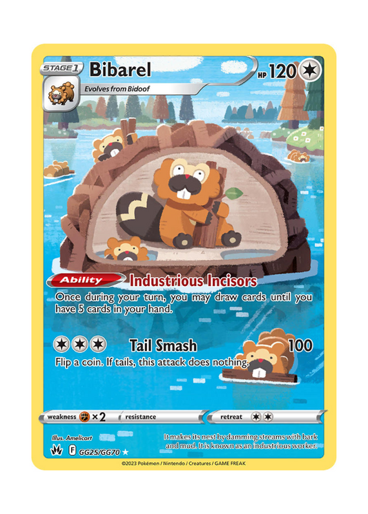 Crown Zenith: Bibarel Galarian Gallery - GG25/GG70