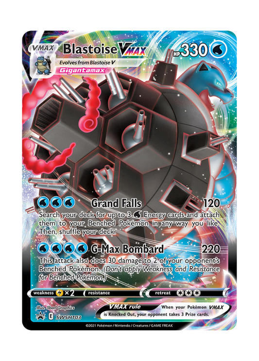 Sword & Shield Promos: Blastoise VMAX - SWSH103