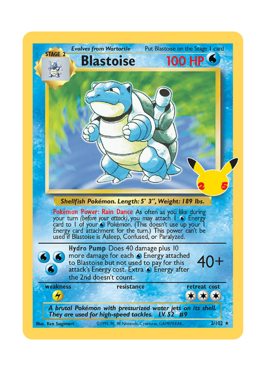 Celebrations: Blastoise Classic Collection - 2/102