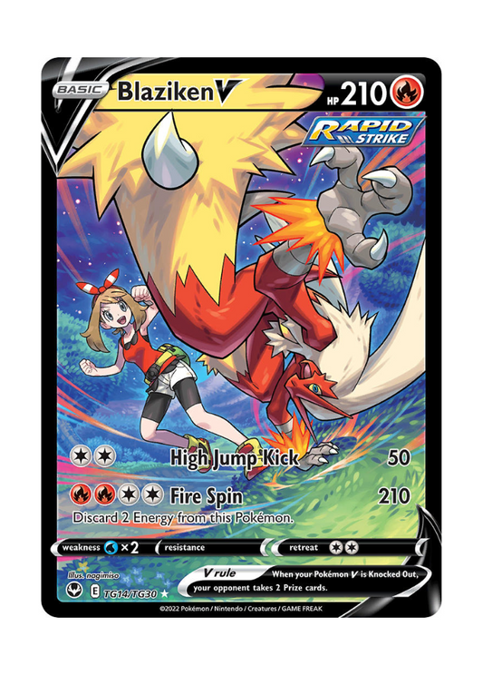 Silver Tempest: Blaziken V Trainer Gallery - TG14/TG30