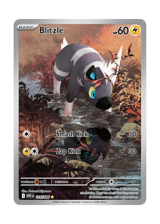 White Flare: Blitzle Illustration Rare - 114/086