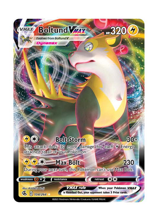 Fusion Strike: Boltund VMAX Full Art - 104/264