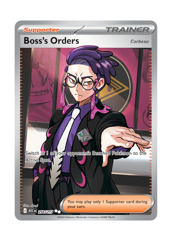Ascended Heroes: Boss's Orders (Corbeau) Full Art - 256/217