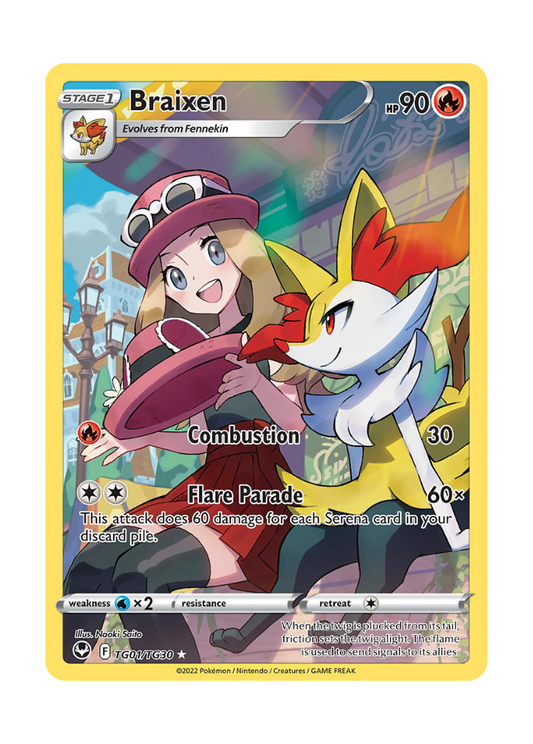 Silver Tempest: Braixen Trainer Gallery - TG01/TG30