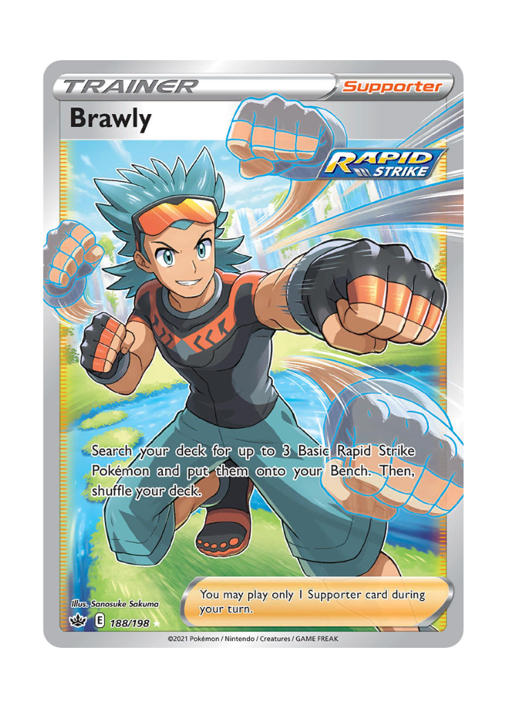 Chilling Reign: Brawly Full Art - 188/198
