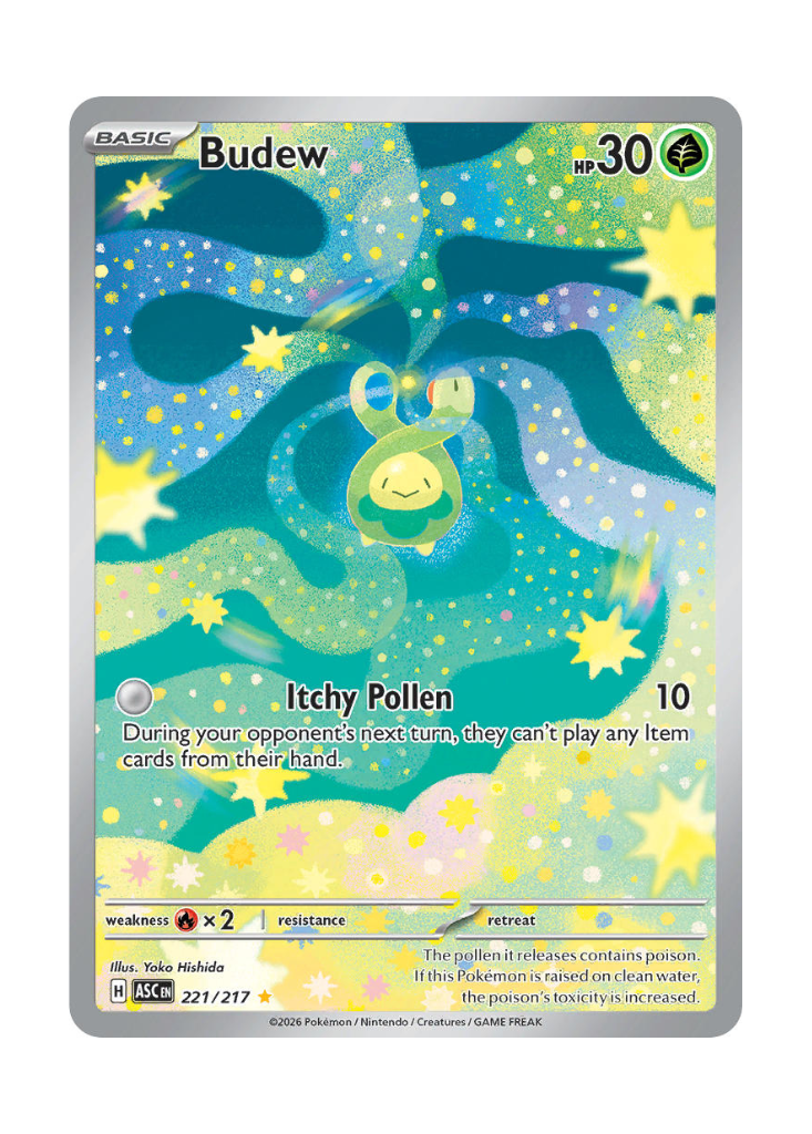 Ascended Heroes: Budew Illustration Rare - 221/217