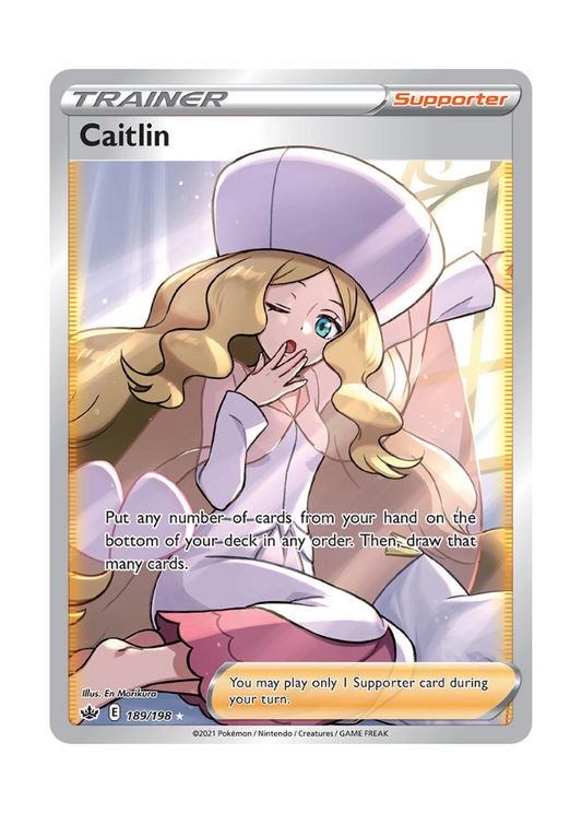 Chilling Reign: Caitlin Full Art - 189/198