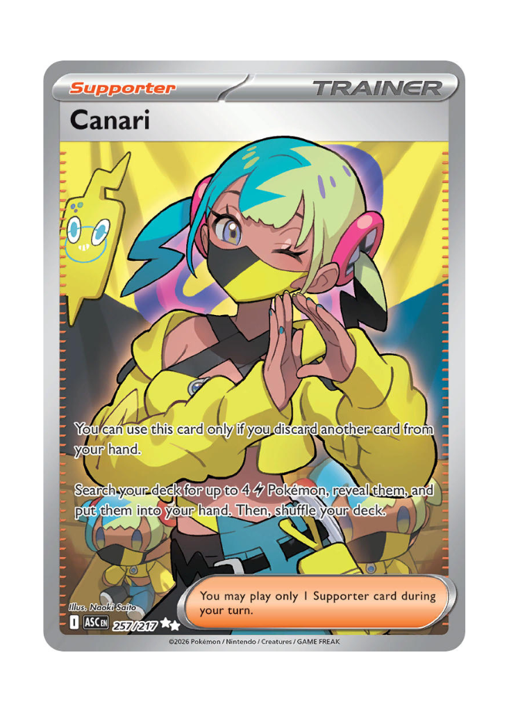 Ascended Heroes: Canari Full Art - 257/217