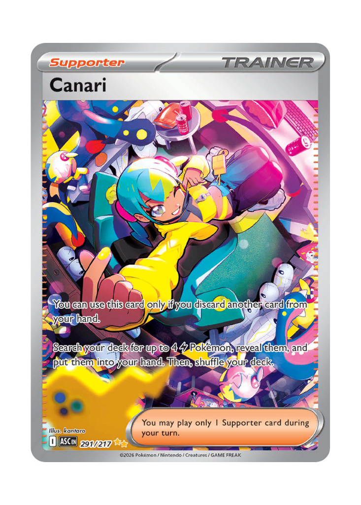 Ascended Heroes: Canari Special Illustration Rare - 291/217