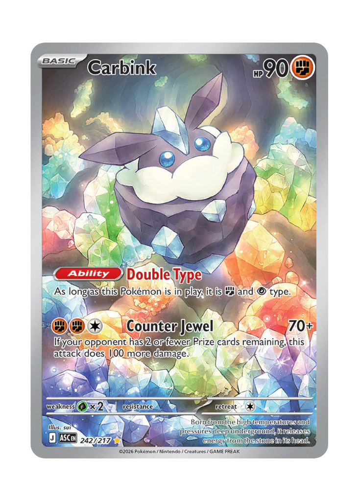 Ascended Heroes: Carbink Illustration Rare - 242/217