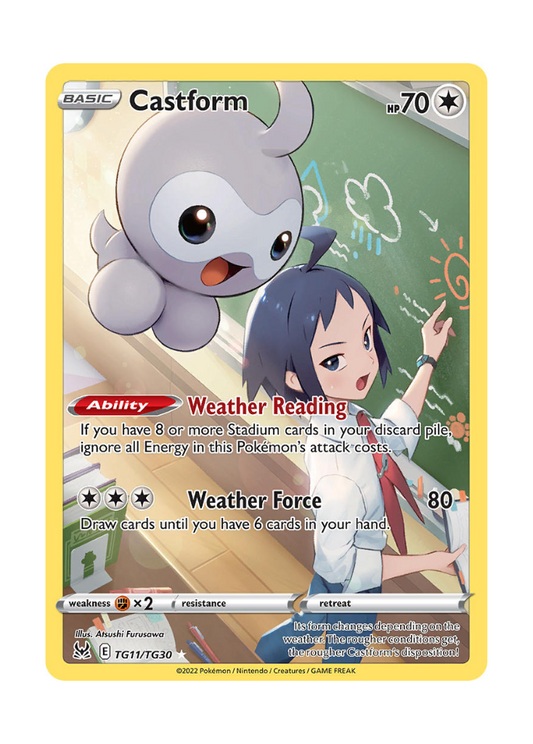 Lost Origin: Castform Trainer Gallery - TG11/TG30