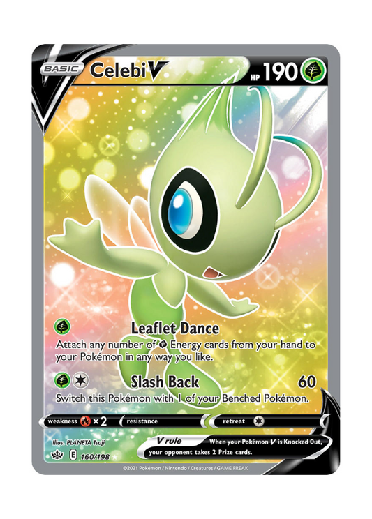 Chilling Reign: Celebi V Full Art - 160/198